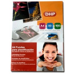 FUNDA PLASTIFICAR DHP 80MIC A4 216x303MM