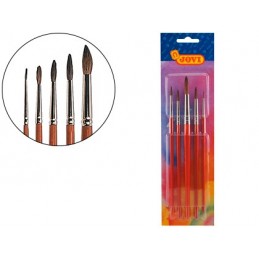 PINCEL JOVI 8185 PELO PONEY BLISTER 5 UNIDADES