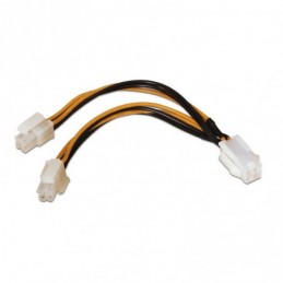 CABLE ALIMENTACION MOLEX 4+4 PIN MACHO - 4 HE 15CM