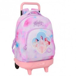 MOCHILA GRANDE CON RUEDAS COMPACT EXTRAIBLE K-POP