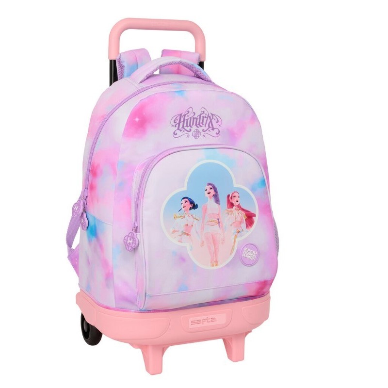 MOCHILA GRANDE CON RUEDAS COMPACT EXTRAIBLE K-POP