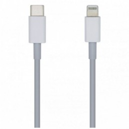 CABLE USB 2.0 TIPO C LIGHTNING AISENS MACHO 50CM