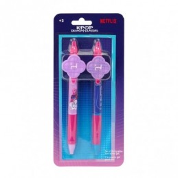 PACK DE 2 BOLIGRAFOS BORRABLES K-POP DEMON HUNTERS