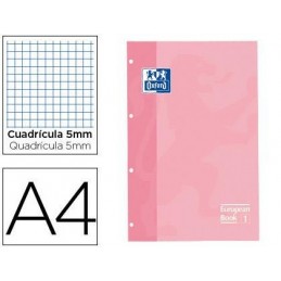 OXFORD RECAMBIO A4 80HOJAS 5x5 ROSA CHICLE