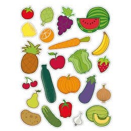 GOMETS REMOVIBLE BOLSA 3H FRUTAS Y VERDURAS