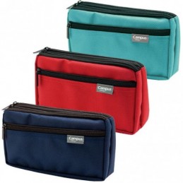 PORTATODO CAMPUS NYLON RECTANGULAR 3 CREMALLERAS