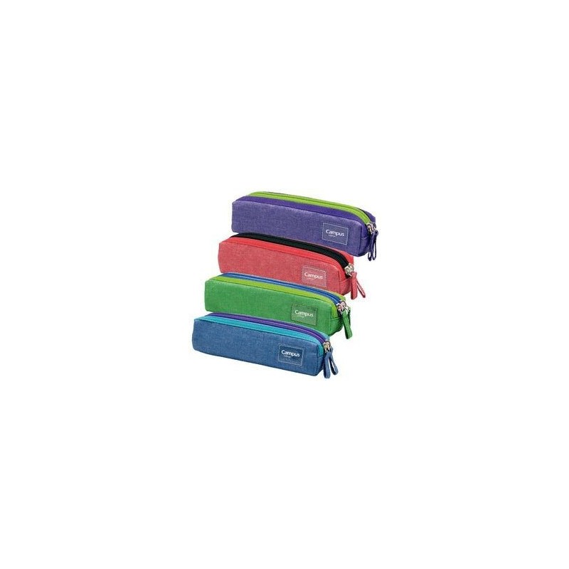 PORTATODO CAMPUS BICOLOR RECT 2 CREMA 2 COLORES