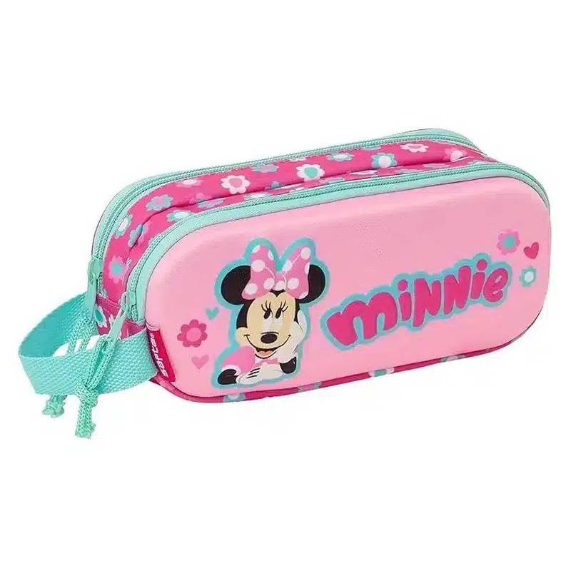 PORTATODO SAFTA DOBLE ED MINNIE MOUSE