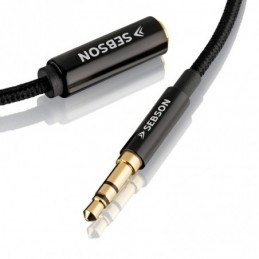 CABLE PROLONGADOR DE 2MT JACK MACHO HEMBRA
