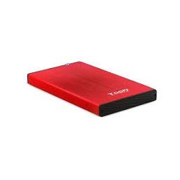 CAJA EXTERNA TOOQ TQE-2527R USB 3.0/3.1 ROJA