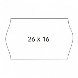 ETIQUETA ROLLO 26x16 BLANCA REMOVIBLE PACK 6 UDS
