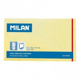 BLOC 100 NOTAS ADHESIVAS 127x76mm AMARILLO