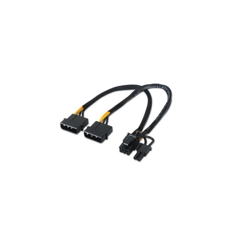 CABLE GRÁFICA AISENS 2 MOLEX 6 MAS 2PIN 20CM
