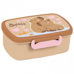 SANDWICHERA PLASTICO HERMETICA CAPIBARAS AMOROSOS