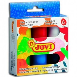 TEMPERA JOVI 520 C/6 COLORES SURTIDOS