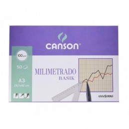 BLOC PAPEL MILIMETRADO A4 50H