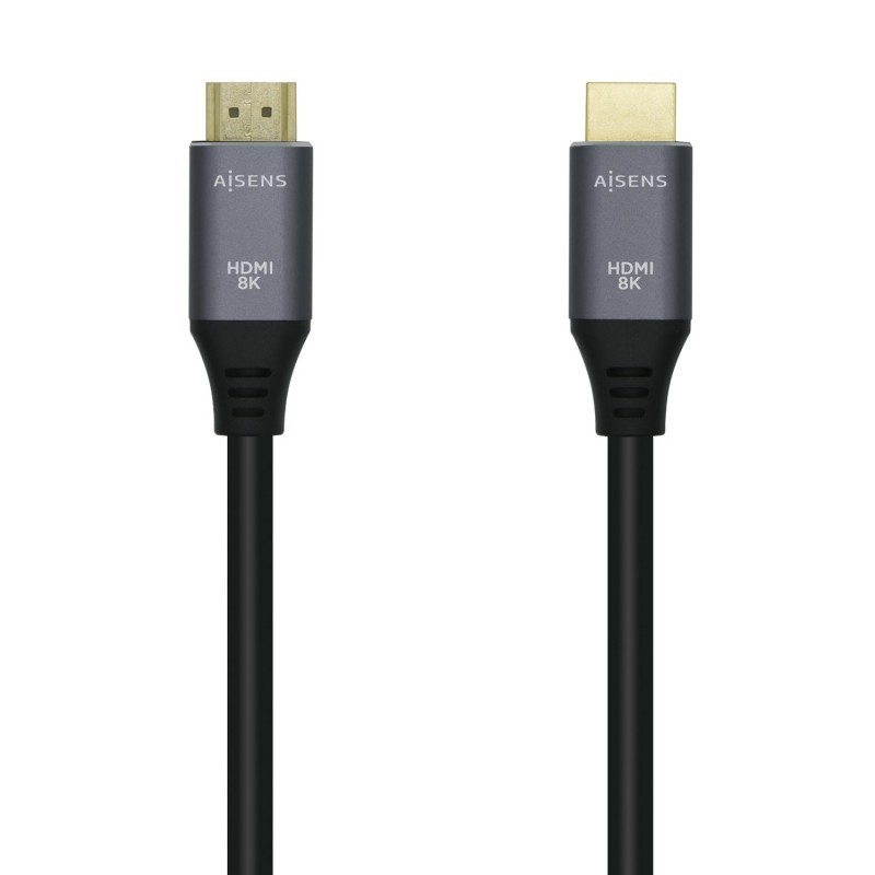CABLE HDMI 2.1 8K AISENS MACHO MACHO 0.5MT GRIS