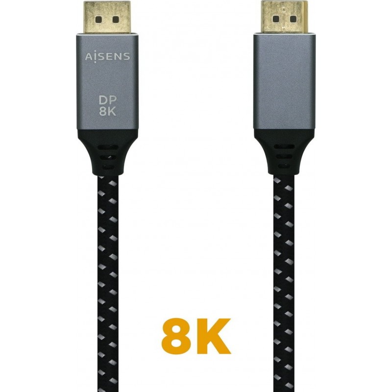 CABLE DISPLAY PORT 1.4 8K AISENS MACHO MACHO 50 CM