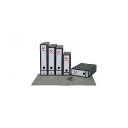 ARCHIVADOR CUARTO APAISADO JASPEADO NEGRO ECOCLASS