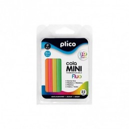 BARRA SILICONA 22U MINI FLUO 8MM DIAMETRO