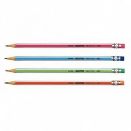 LAPIZ GIOTTO MATICA C/12 2HB CON GOMA