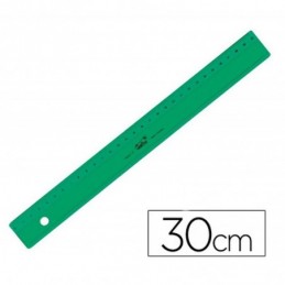 REGLA CRISTAL VERDE SAFTA 30CM
