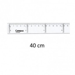 REGLA CRISTAL SAFTA 40CM