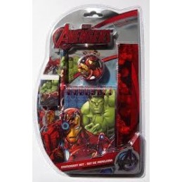 SET DE PAPELERIA VENGADORES AVENGERS MARVEL 5PZ