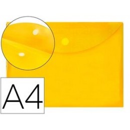 CARPETA DOSSIER BROCHE POLIPR. DIN A4 AMARILLO