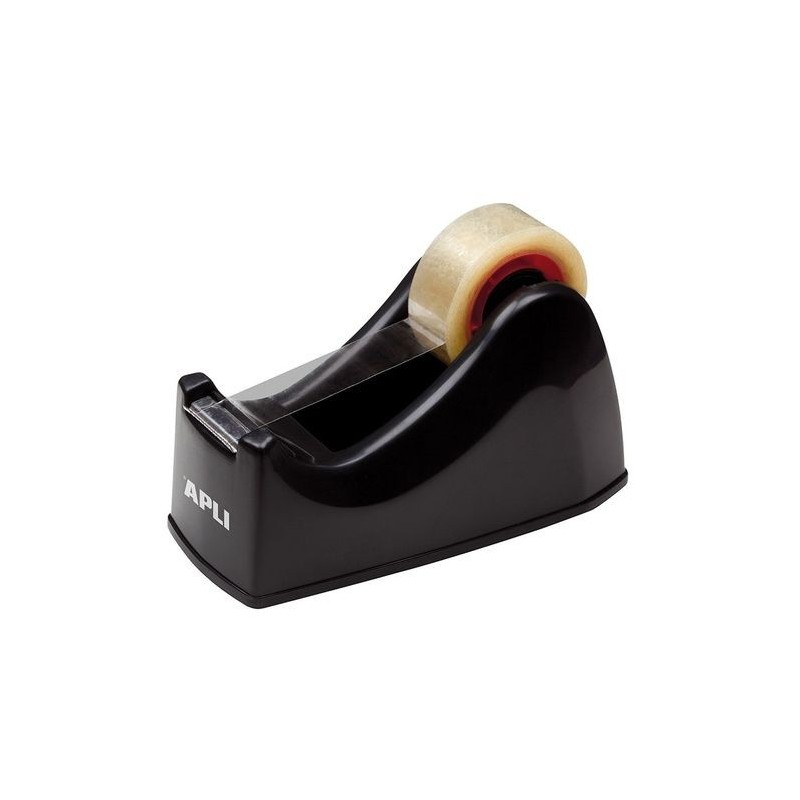 PORTARROLLOS CINTA ADHESIVA NEGRO 33M