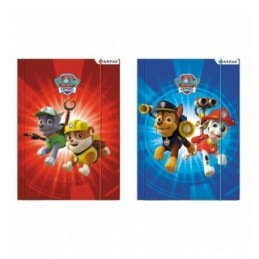 CARPETA PATRULLA CANINA PAW PATROL A4 GOMAS SOLAPA