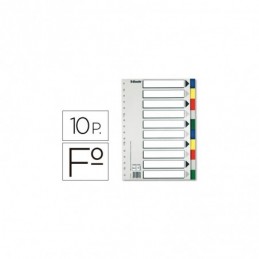 SEPARADORES PLASTICO FOLIO JUEGO/10 MULTITALADRO