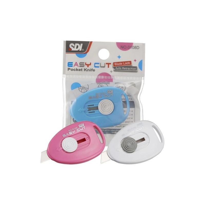 CUTTER RETRACTIL EASY CUT CUCHILLA RETRACTIL DE SE