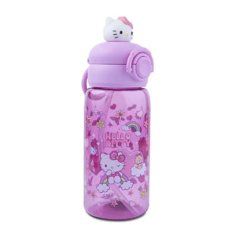 BOTELLA 600ML HELLO KITTY PURPLE