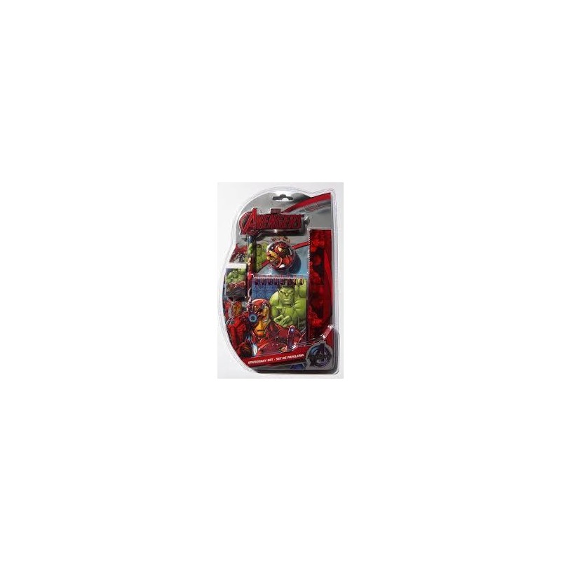 SET DE PAPELERIA VENGADORES AVENGERS MARVEL 5PZ