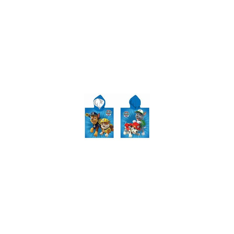 PONCHO TOALLA PATRULLA CANINA PAW PATROL