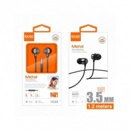 AURICULAR METAL 3.5MM NEGRO H24A