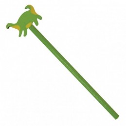 LAPIZ MADERA DINOSAURIOS CON GOMA DE BORRAR