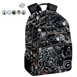 MOCHILA DAYPACK 32CM DOBLE CAMPRO SQUARE