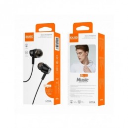 AURICULARES ESTEREO 3.5MM NEGRO H19A