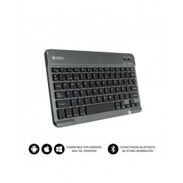 TECLADO COMPACTO SUBBLIM BLUETOOTH SMART GRIS