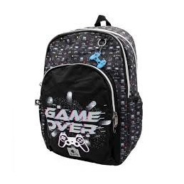 MOCHILA ESCOLAR GRANDE GAME OVER