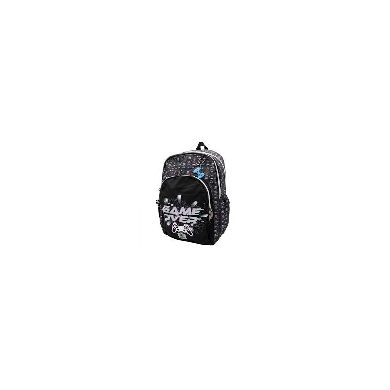 MOCHILA ESCOLAR GRANDE GAME OVER