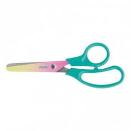 BLISTER TIJERAS BASIC SUNSET TURQUESA O AMARILLO