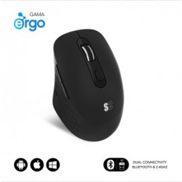 RATON SUBBLIM CURVE ERGO DUAL INALAMBRICO SILENT