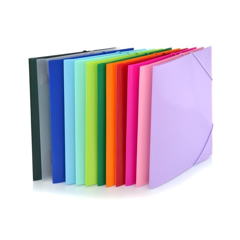 CARPETA GOMAS A4 PP COLOR LINE COLORES SURTIDOS