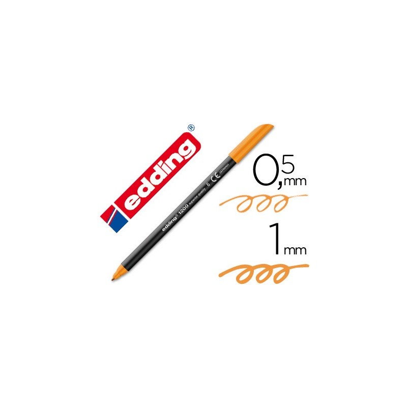 ROTULADOR EDDING 1200 COLOR NARANJA