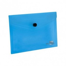 SOBRE BROCHE A6 PP PORTADOCUMENTOS AZUL