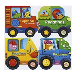 CONSTRUYE VEHICULOS CON PEGATINAS DE VINILO 4 TITU