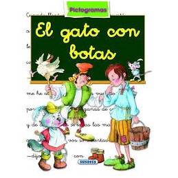 GATO CON BOTAS PICTOGRAMAS